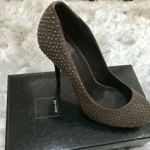 New Dolce Vita Trinity Grigio Italy Suede Heels